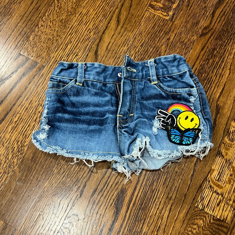 Flowers by Zoe Toddler Girl Denim Patch Shorts